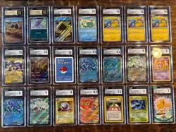 21 CGC Graded Pokemon Card Slab LOT Bulk Wholesale WOTC Japanese/English - Image 1