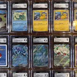 21 CGC Graded Pokemon Card Slab LOT Bulk Wholesale WOTC Japanese/English - Image 3