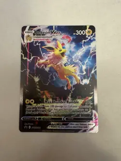 Pokemon: Jolteon Vmax SWSH184 Alt Art Black Star Promo Card - Image 1