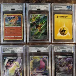 13 Graded Pokemon Card Lot AGS PSA & DSG - Image 2