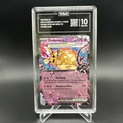 2023 Pokemon Paldea Evolved #093 Dedenne EX TAG 10 Card GEM MINT - Image 1