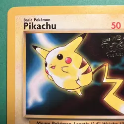 Pikachu #4 WB First Movie Black Star Promo Rare Pokemon Card Vintage 1999 WOTC - Image 2