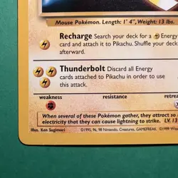 Pikachu #4 WB First Movie Black Star Promo Rare Pokemon Card Vintage 1999 WOTC - Image 4