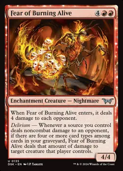 Fear of Burning Alive - MTG Cards Shop - Image 1
