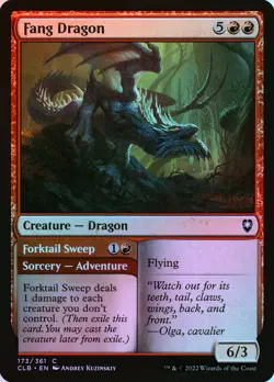 Fang Dragon // Forktail Sweep - Foil - MTG Cards Shop - Image 1