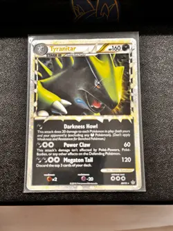 💥 Pokemon TCG Tyranitar Prime Unleashed Holo Card 88/95 Rare 2010 - Image 2