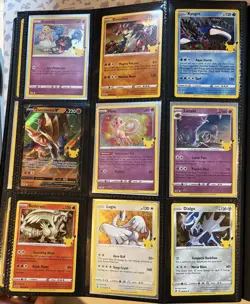 Pokemon 25th Celebrations TCG ( 9 ) Card Lot - Pack Fresh - Mew Celebration - Image 1