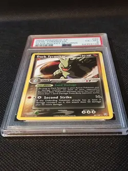 2004 Pokemon Card - EX Team Rocket Returns - Dark Tyranitar - #20/109 - PSA 6 - Image 3
