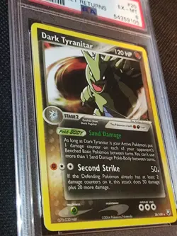 2004 Pokemon Card - EX Team Rocket Returns - Dark Tyranitar - #20/109 - PSA 6 - Image 5