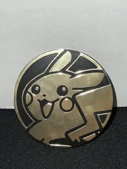 Pikachu Jumbo Coin - Character - Gold Pokemon TCG Card Game - Image 1