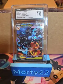CGC 10 GEM MINT Mega Charizard X ex SAR 110/080 Pokemon Card Japanese Inferno X - Image 1