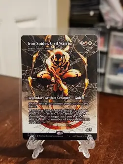Iron Spider, Civil Warrior - #39 Regular - Borderless - Spider Man - Mtg - Image 1
