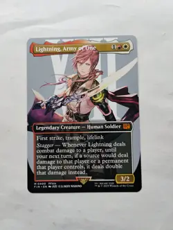 Lightning, Army of One (0400) (Borderless) Final Fantasy Regular - Image 1