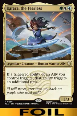 1x - Katara, the Fearless - FOIL #230 - Avatar: The Last Airbender MTG - Image 1
