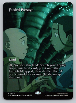 Fabled Passage FOIL Borderless - MTG Avatar: The Last Airbender TLA - Image 1