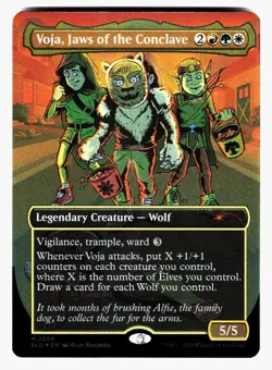 Voja, Jaws Of The Conclave #2284 (Rainbow Foil) (NM) Secret Lair SLD MTG - Image 1