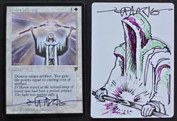 SKETCHED MtG Magic Jeff Menges Artist Proof _ Legends _ DIVINE OFFERING _ 1/200! - Image 1