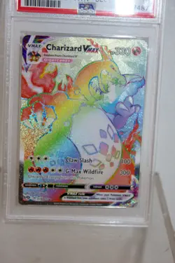 2020 POKEMON SWSH FA CHARIZARD VMAX CHAMPION'S PATH SECRET #074 PSA 10. - Image 3