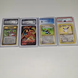 Graded Pokemon Card Lot, 4 Pieces, CGC, PSA **LOOK** - Image 1