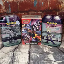 Pokemon Destined Rivals Booster Bundle & 2 Galar Power Mini Tins New/Sealed US - Image 1