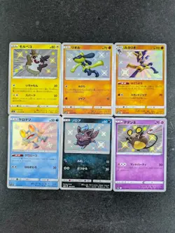 2018-20 Pokemon Assorted Shiny Rare Lots Of 6 RIOLU/LUCARIO/MORPEKO/ZORUA - Image 1