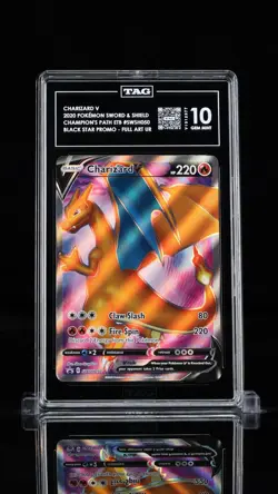 TAG 10 - Charizard V SWSH050 ETB Promo - Champion's Path Pokemon Sword & Shield - Image 1