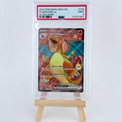 Pokemon TCG: Charizard EX, Full Art, S&V 151, #183/165 Ultra Rare, PSA 9, MINT - Image 1