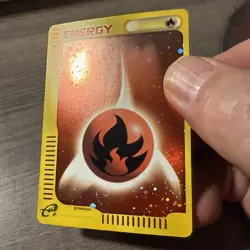 POKEMON JAPANESE FIRE ENERGY 2002 HOLO E-SERIES MACDONALS PROMO - Image 3