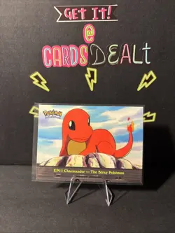 2000 Topps Pokemon TV Animation Series 2 #EP11 Charmander - The Stray Pokemon EX - Image 1