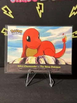 2000 Topps Pokemon TV Animation Series 2 #EP11 Charmander - The Stray Pokemon EX - Image 2