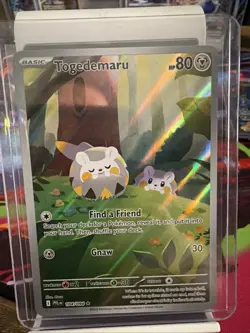Togedemaru 104/094 Illustration Rare - Pokemon Phantasmal Flames NM - IN HAND! - Image 1