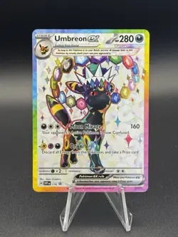 Pokemon Umbreon ex SVP 176 Premium Figure Collection Black Star Promo - Image 1