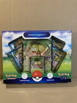 Pokemon TCG: Pokemon GO Collection - ALOLAN EXEGGUTOR V Box • NEW 820650850547 - Image 1
