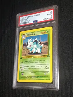 1999 Pokemon Jungle 1st Edition Nidorina 40/64 - PSA 9 - Mint - Image 1
