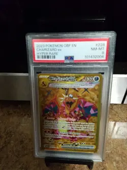 2023 Pokemon OBF En Charizard Ex Hyper Rare Psa 8 - Image 1