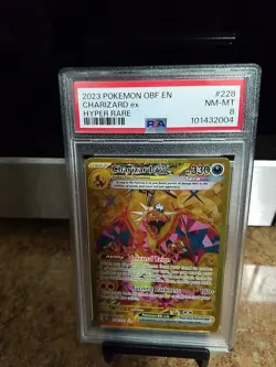 2023 Pokemon OBF En Charizard Ex Hyper Rare Psa 8 - Image 3