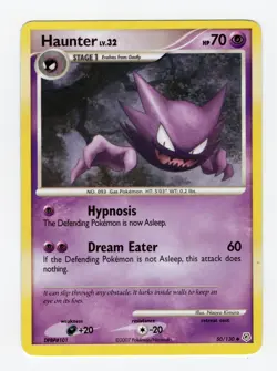 2007 Pokemon Gastly 82/130 & Haunter 50/130 Diamond and Pearl LP (See Desc) - Image 4