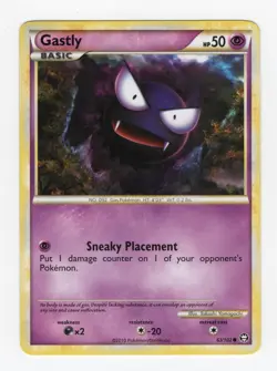 2010 Pokemon Gastly 63/102 & Haunter 35/102 - HGSS Triumphant LP - Image 2