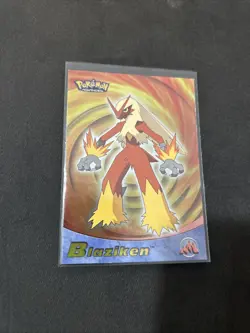 Topps 2003 Pokemon Advanced 19 Blaziken Foil Low Population - Image 1