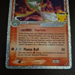 GARDEVOIR EX 93/101 - Pokemon Celebrations: Classic Collection - TCG NM - Image 3