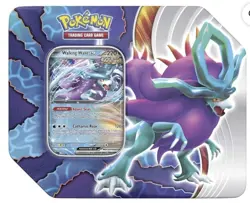 Pokemon TCG: Paradox Destinies Walking Wake ex Tin New Sealed - Image 1