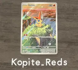 Pokemon TCG - Victini - Scarlet & Violet - Black Star Promo Card - SVP 208 - NM - Image 1
