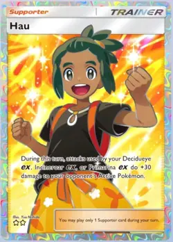 Pokemon TCG Pocket HAU [ENG] supporter FULL ART card (TRADE) - Image 1