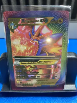 M Gyarados EX Ultra Rare Rainbow Foil Fan Art Moxie Display Card Mint/NM - Image 1