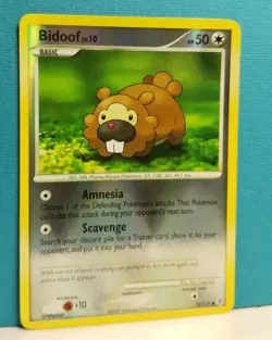 Bidoof 70/130 Reverse Holo Diamond & Pearl Pokemon 2007 card - Image 4
