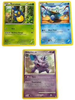 Black & White & Platinum Set of Pokemon Cards - Vintage Bulk Collection - Image 1