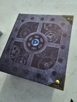 Magic The Gathering Card Deck Box Wizardry Foundry Grimoire - Image 1