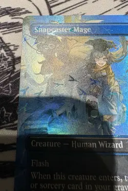 Snapcaster Mage (Borderless) Chocobo Track Foil - Final Fantasy MTG FIC 0469 NM - Image 3