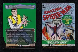 Borderless Peter Parker Amazing Spider-Man Foil Magic Marvel SPM #0232 - Image 3