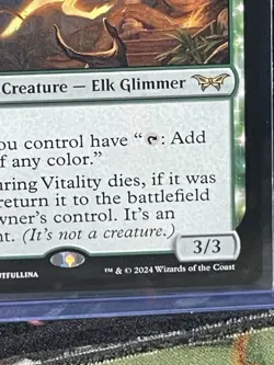MTG Enduring Vitality RARE Duskmourn: House of Horror 0176 NM/Mint - Image 4